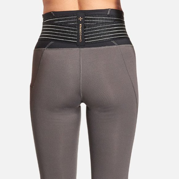 TOMMIE COPPER Lower Back Support Leggings with Adjustable Straps NWT - S - Picture 5 of 5